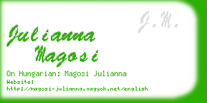 julianna magosi business card